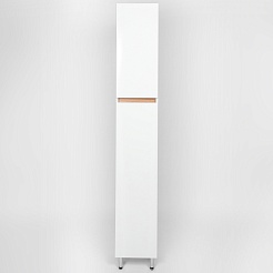 Viant Шкаф пенал Мальта 30 белый/дуб вотан – фотография-3